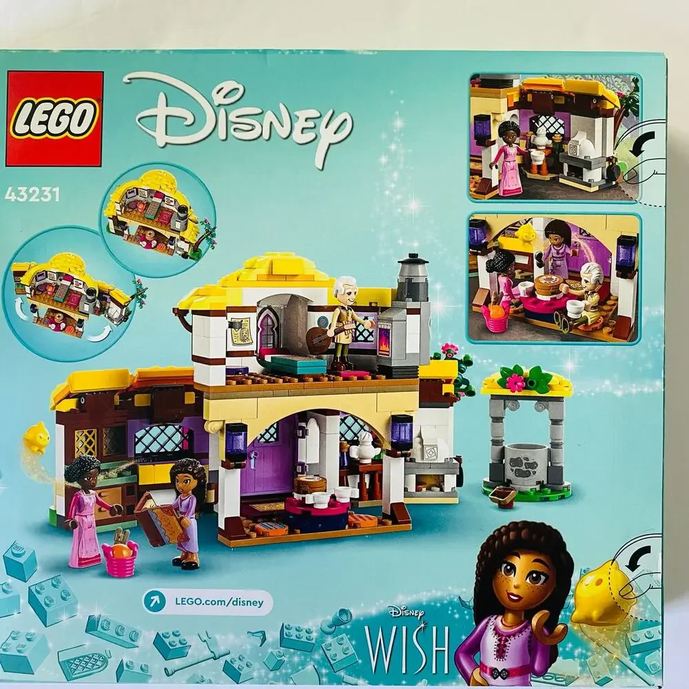 LEGO | Disney Wish Asha's Cottage/King Magnifico's Castle Bundle NWT